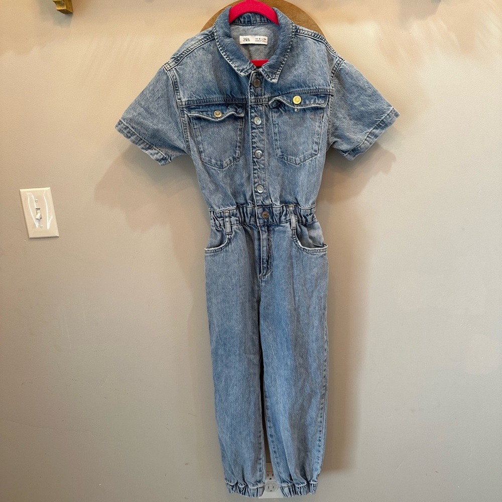 Girls Zara Denim jumpsuit
